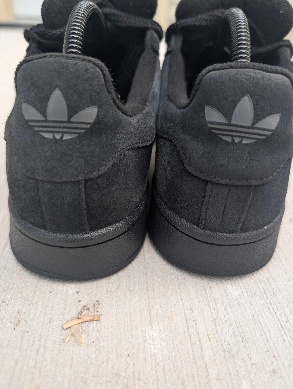 Adidas Campus Black Suede Sneakers size 7